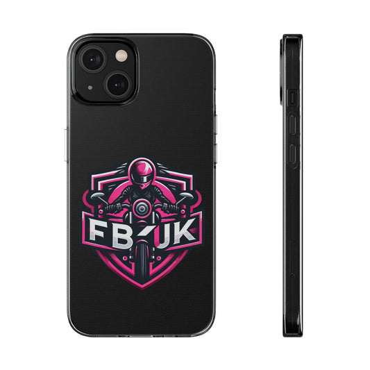 FBUK Racing Soft Phone Case - Stylish Motorcycle Design for Bike Enthusiasts